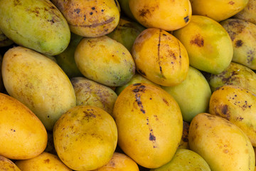 Mango with close up view.