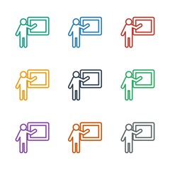 teacher icon white background