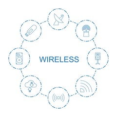 8 wireless icons