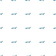 sunbed icon pattern seamless white background
