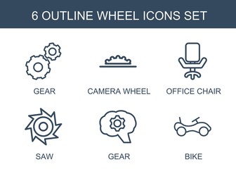 6 wheel icons