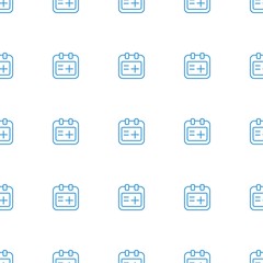 medical appointment icon pattern seamless white background