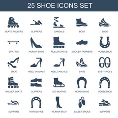 25 shoe icons