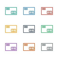 parcel icon white background