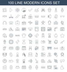 100 modern icons