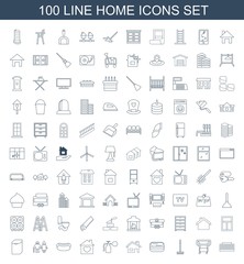 100 home icons