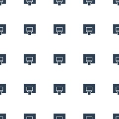 basketball basket icon pattern seamless white background