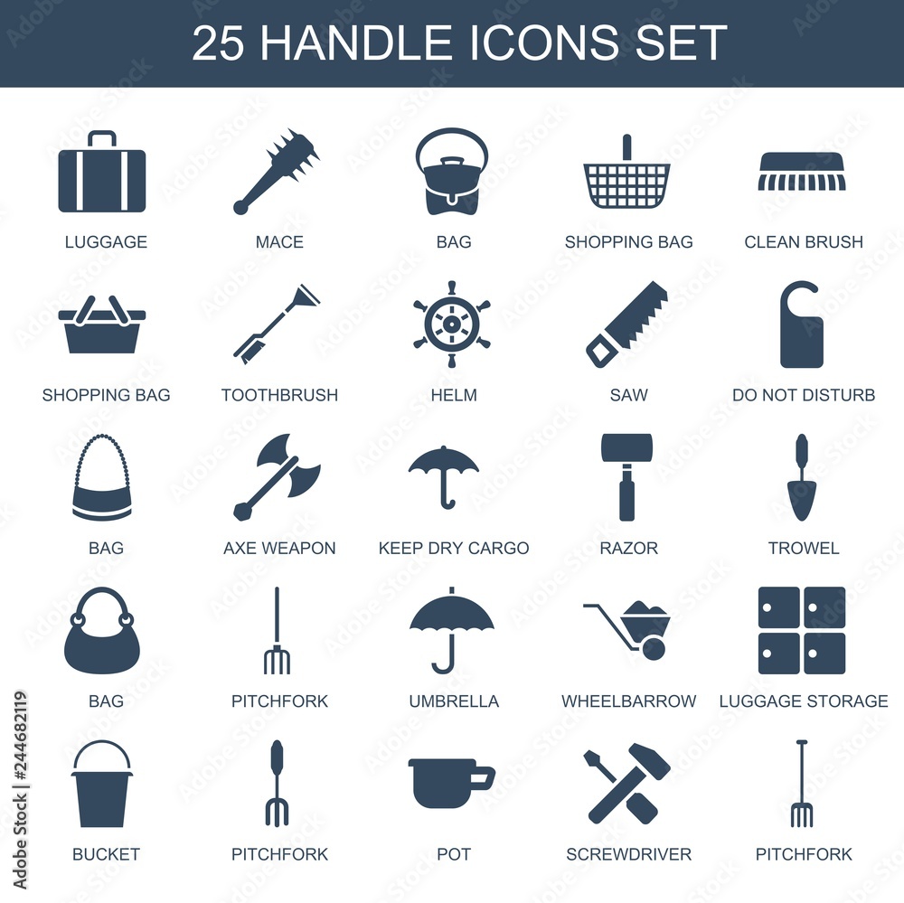 Poster handle icons