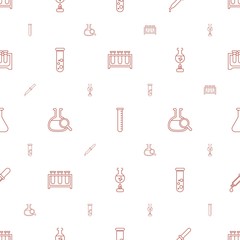 experiment icons pattern seamless white background