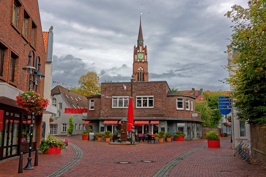 Ville de Jever, Frise,  Basse-Saxe, Allemagne