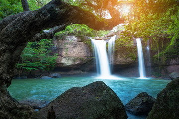 Haew Suwat Waterfall at Khao Yai National Park, Thailand  