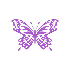 Butterfly icon on white background for graphic and web design, Modern simple vector sign. Internet concept. Trendy symbol for website design web button or mobile app