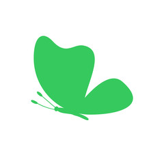 Butterfly icon on white background for graphic and web design, Modern simple vector sign. Internet concept. Trendy symbol for website design web button or mobile app