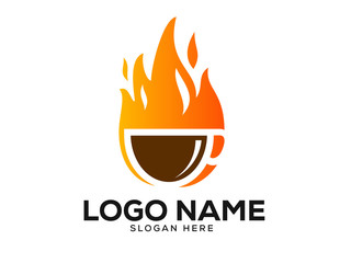 Coffee Cup Logo Designs Concept, Coffee Logo Designs Template Vector