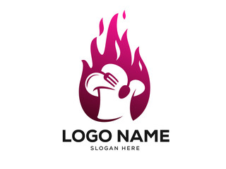 Chef Logo Designs Concept, Food Logo Designs Template Vector