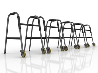 3D illustration Walker