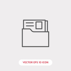 saved files icon vector