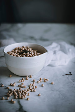 Ingredients for preparing vigil potaje dish