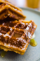 Lemon Curd Waffle