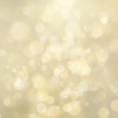 Obraz premium Abstrakcjonistycznej złotej błyskotliwości bokeh defocused tło. Świąteczny szablon. Świąteczne Światła. EPS 10