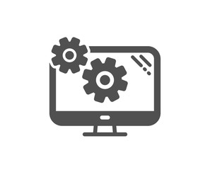 Settings icon. Cogwheel engineering tool sign. Cog gear symbol. Quality design element. Classic style icon. Vector