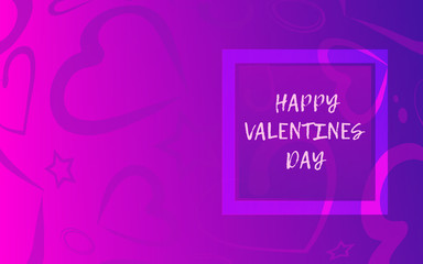 Love banner or greeting card.