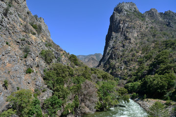 Beautiful landscape of Sequoia and Kings Canyon National Park, California, USA