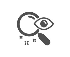 Search icon. Find document sign. Magnify glass. Quality design element. Classic style icon. Vector