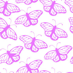  butterfly pattern vector illustration