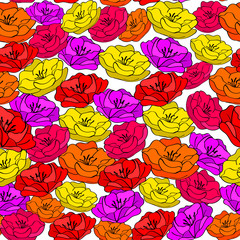  vector illustration pattern flowers