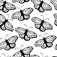  butterfly pattern vector illustration