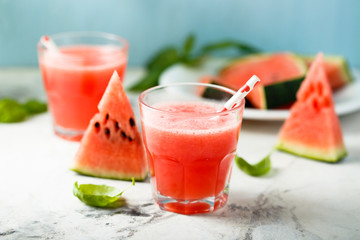 Refreshing watermelon drink