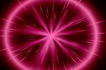 Bright light circle on the surface © sudya