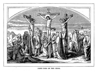 The suffering and death of Jesus Christ	