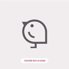 cute chicken icon vector 