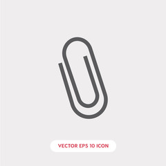 clip paper icon vector 
