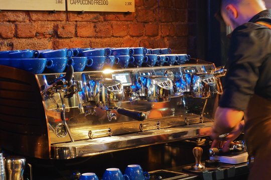 Coffee shop machine