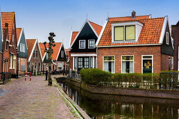 Traditional Volendam houses