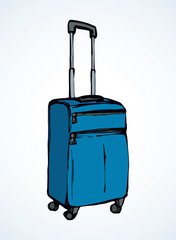 Suitcase. Vector drawing