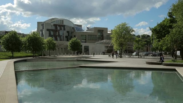 Scottish Parliament building, Edinburgh, Scotland