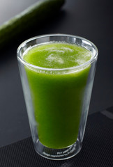 Delicious drink, cucumber juice