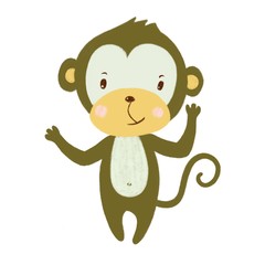 illustration of a monkey