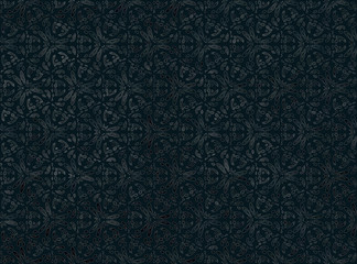 black abstract flower seamless ornament for design products