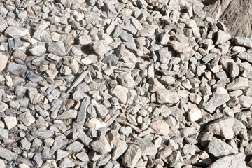 Gravel near the Daintree River in Tropical North Queensland, Australia