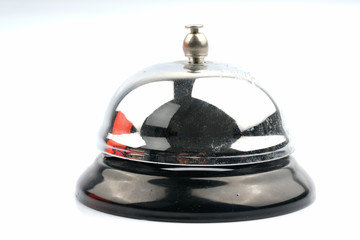 Ring bell with white background.