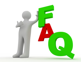 Frequently Asked Questions concept