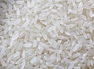 Closeup rice on dark background
