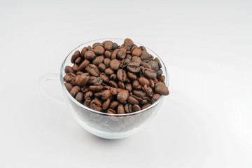Coffee with close up view.