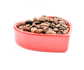 Coffee with close up view.