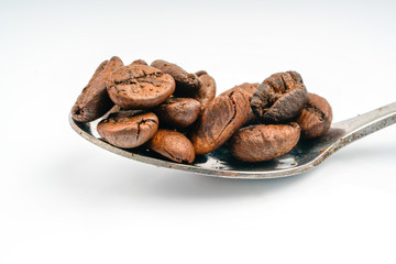 Coffee with close up view.